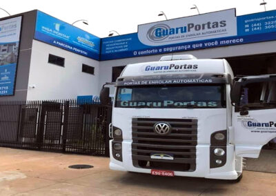 Porta de enrolar industrial